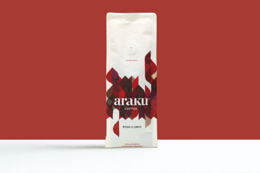 Kawa ziarnista ARAKU Micro Climate 250 g — arabica z Indii