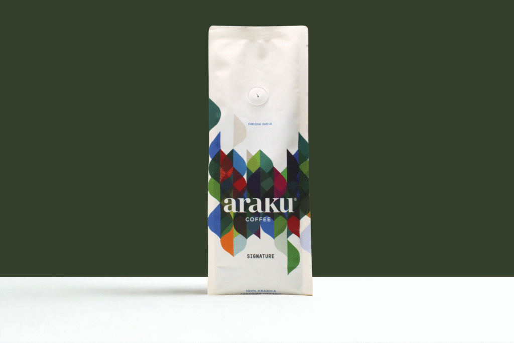 Kawa ziarnista ARAKU Signature 250 g — arabica z Indii